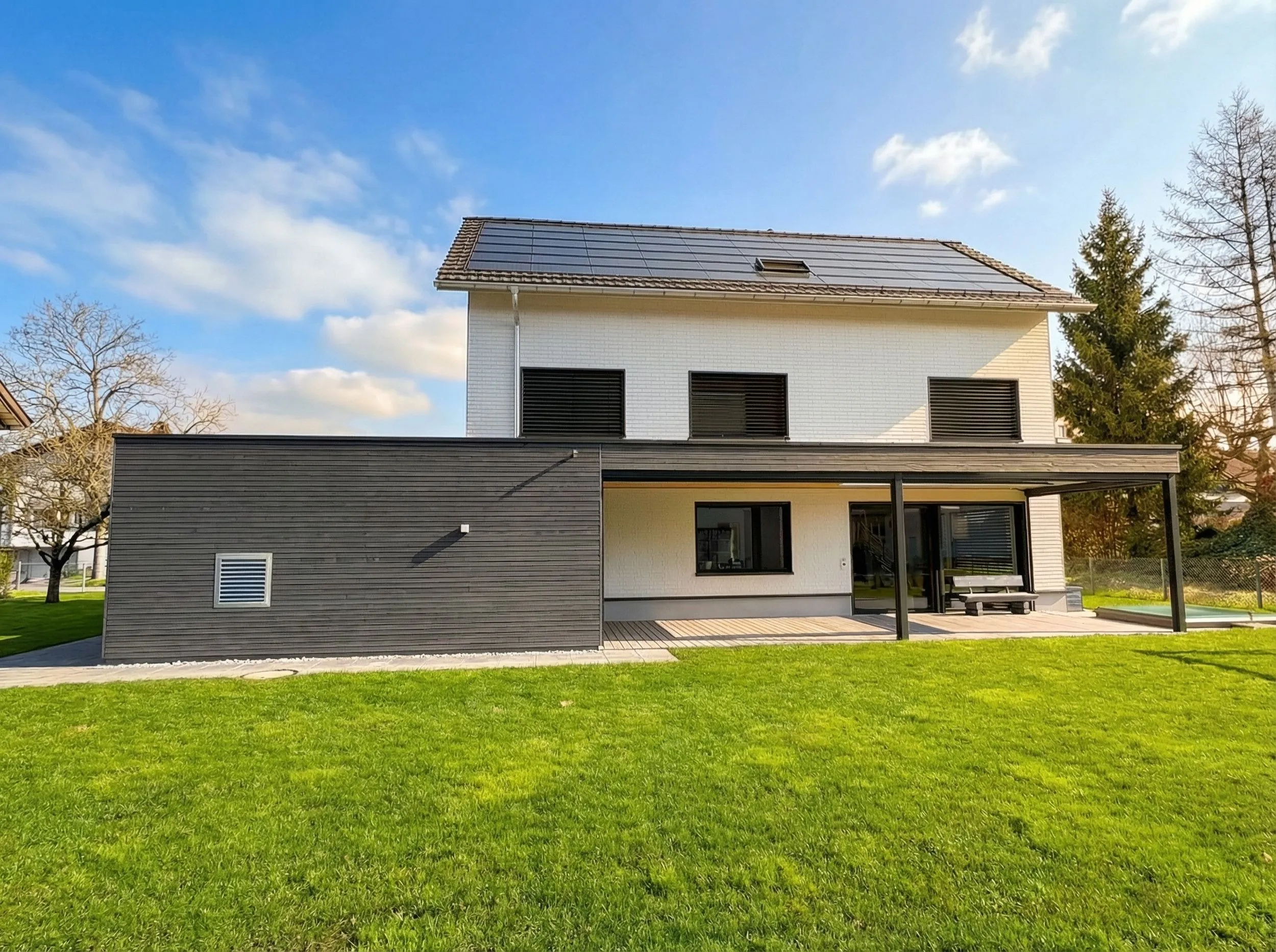 EFH Baumgartner Kriessern – Gartenansicht