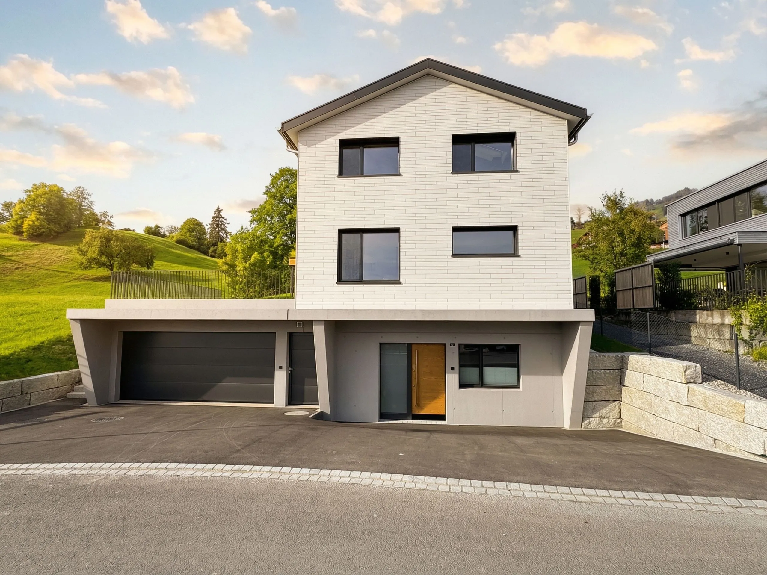 EFH Schläpfer Buschror Altstaetten – Seitenansicht