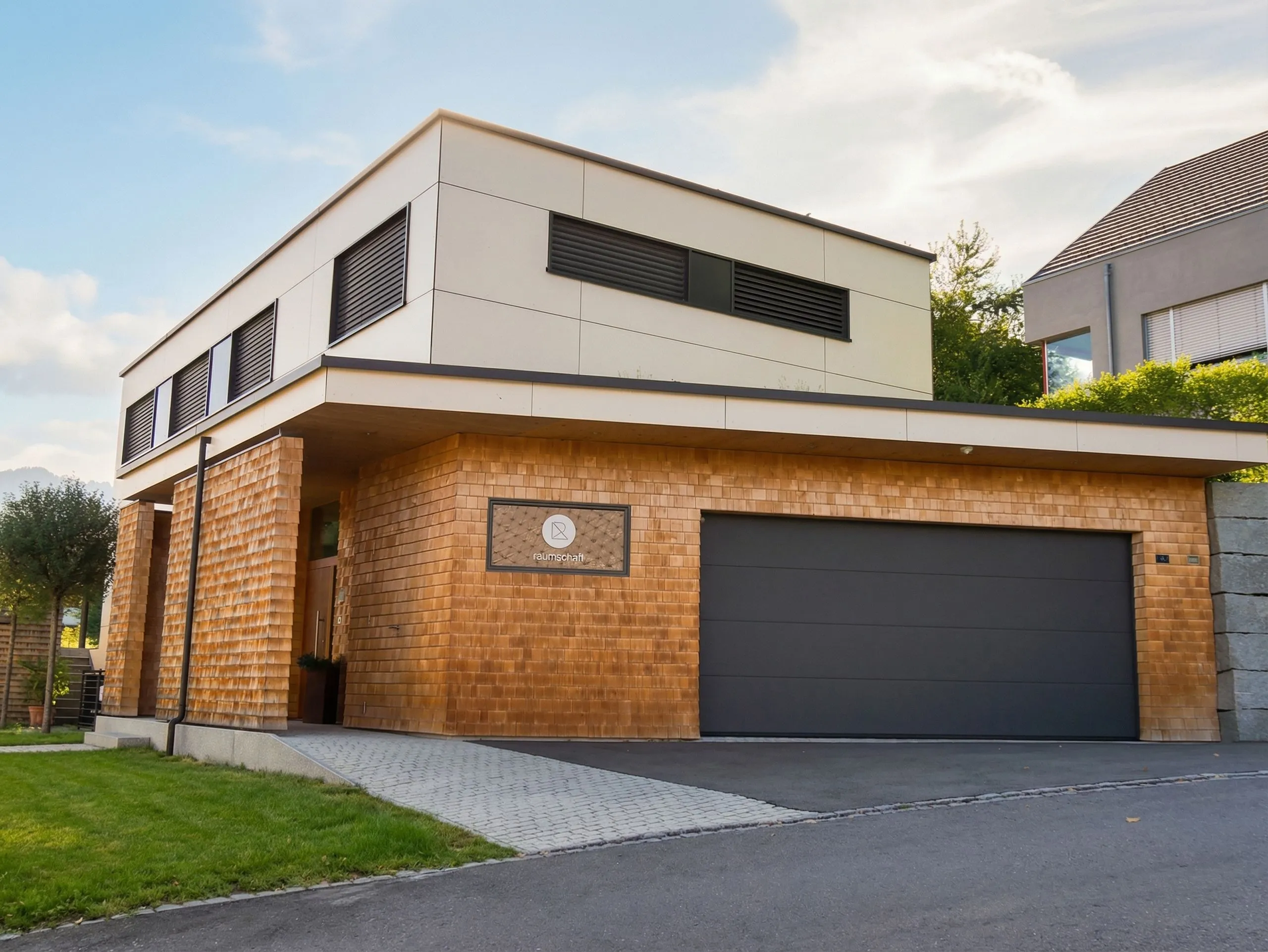 EFH Koch Luechingen – Gartenansicht